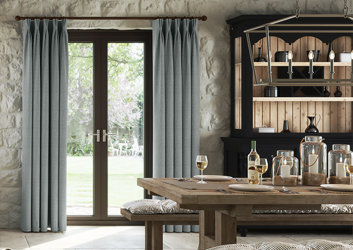 Soft Chevron, Soft Black - Made to Measure Curtains - Image 3